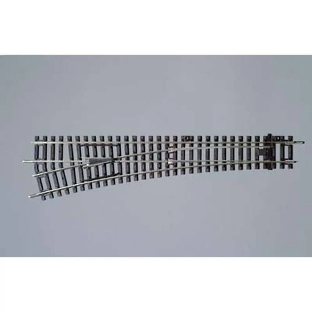 Aiguillage Gauche - Traverses Bois 239mm 15°-R9 PIKO 55220 | HO 1/87 | Code 100 - 2