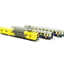 Coffret de Voitures "Fromage Express" Du BLS - Piko 96787 - HO 1/87 - 2