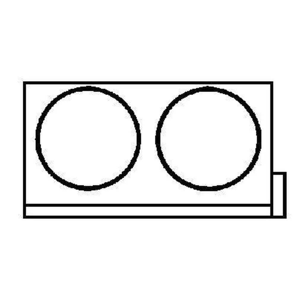 Doubles Réservoirs bas Carburant "Shell" Piko 61104 - HO 1/87 - 175x90x70mm - 2