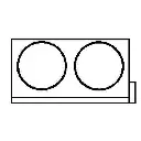 Doubles Réservoirs bas Carburant "Shell" Piko 61104 - HO 1/87 - 175x90x70mm - 2