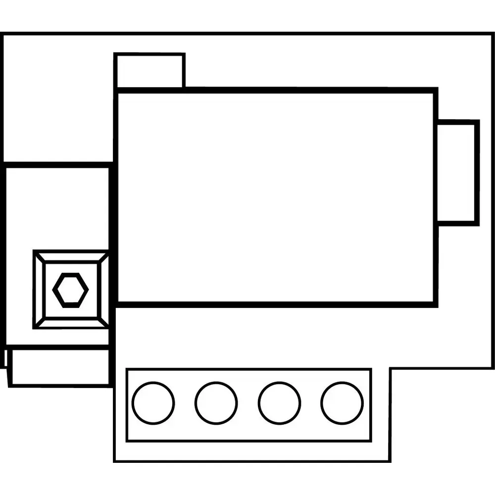 Fabrique/Usine de meuble "Unger" PIKO 60029 - N 1/160 - 140 x 122 x 184mm - 2