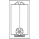 Église "St Lukas" - PIKO 61825 - HO 1/87 - 210 x 173 x 94 mm - 2