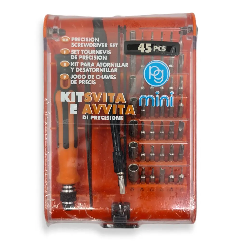 Kit tournevis + mini-embouts + pinces PG Tools PGM.8775 - 3