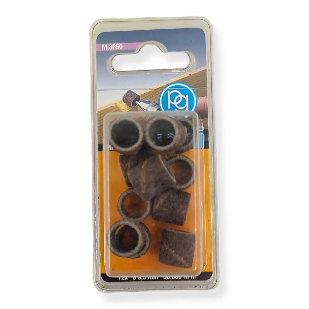 Set de 12 bandages abrasif , diamètre 9.50 mm , 60g - PG MINI M3650 - 2