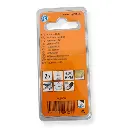 Set 2 forets en HSS - PG Mini M.6008 - Diamètre 0.8 mm - 3