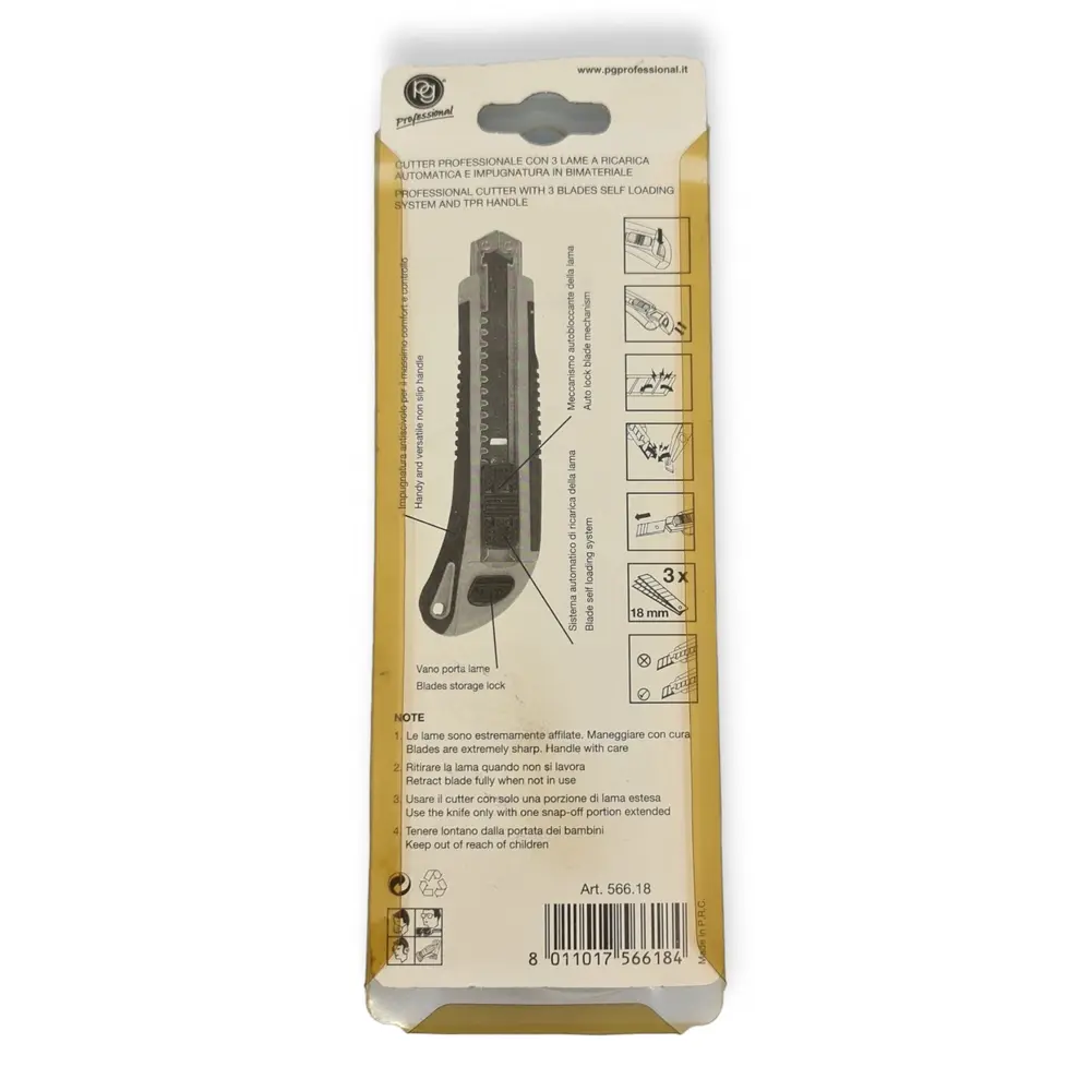 Lame de cutter PG Mini 56618 - 18 mm - Échelle universelle - 3