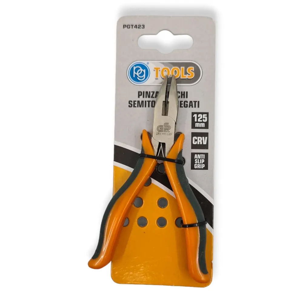 Pince à becs plats coudées - PG Tools PGT423 - 125 mm - 2
