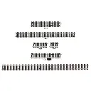 Rail droit 168 mm traverses bois Peco ST200 - HO : 1/87 - Code 100 - 2