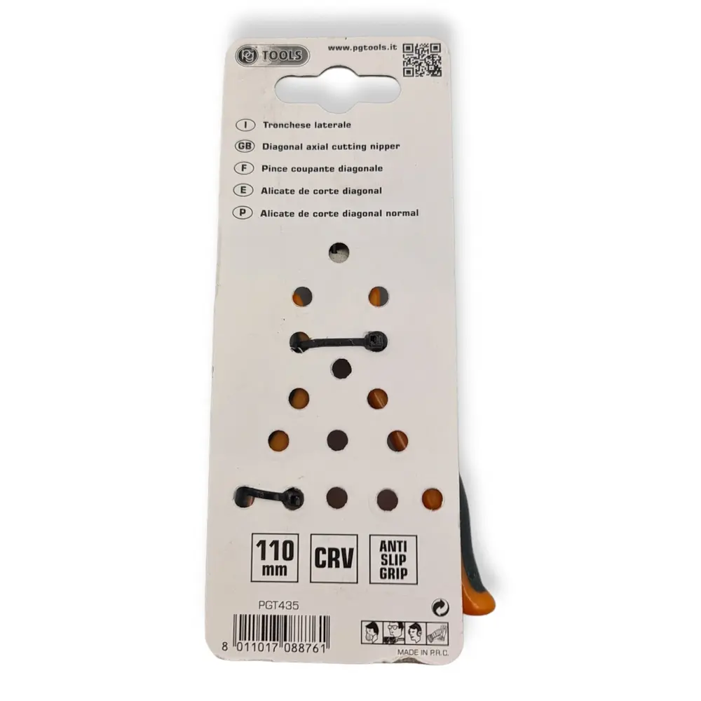 Pince coupante diagonale - PG Tools PGT435 - 110 mm - 3