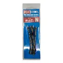 Aiguillage moyen à gauche - PECO ST6 - rayon 228mm - N 1/160ème - code 80 - 3