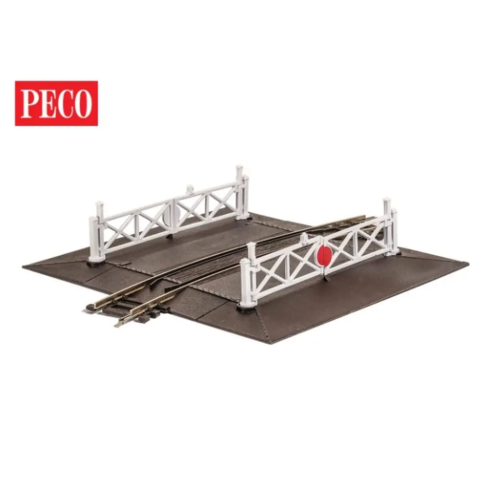 Passage à niveau courbe - PECO ST261 - HO 1/87 - 2