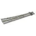 Aiguillage à droite 12° Peco SLE188 Electrofrog 259 mm code 75 - R 1524 mm - HO 1/87 - 2