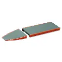 Lot de 2 plateformes pour quai, longueur totale 288mm x 60mm de largeur - 2