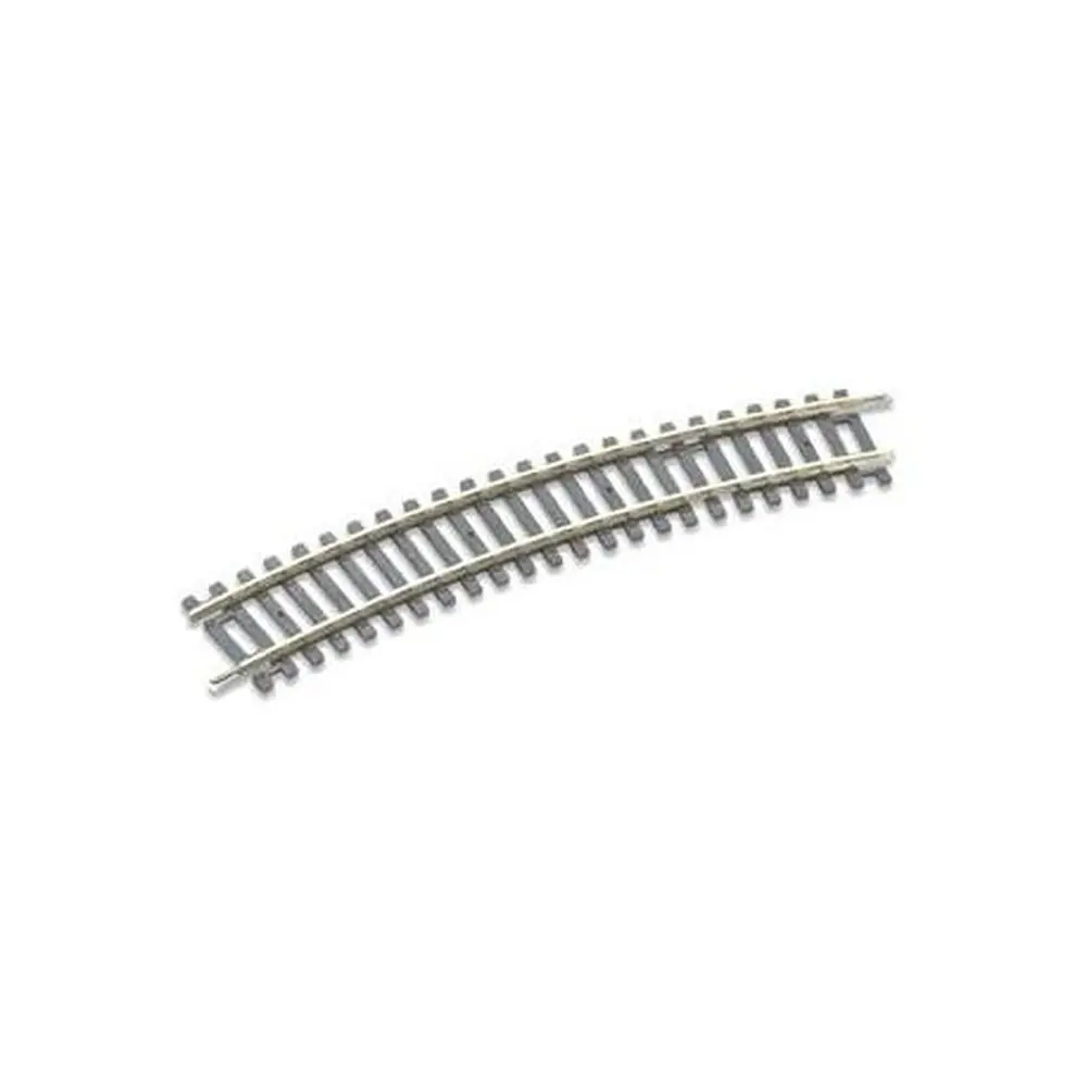 8 rails courbes rayon 438 mm 22,5° - Peco ST2025 - HO 1/87 - Code 100 - 2