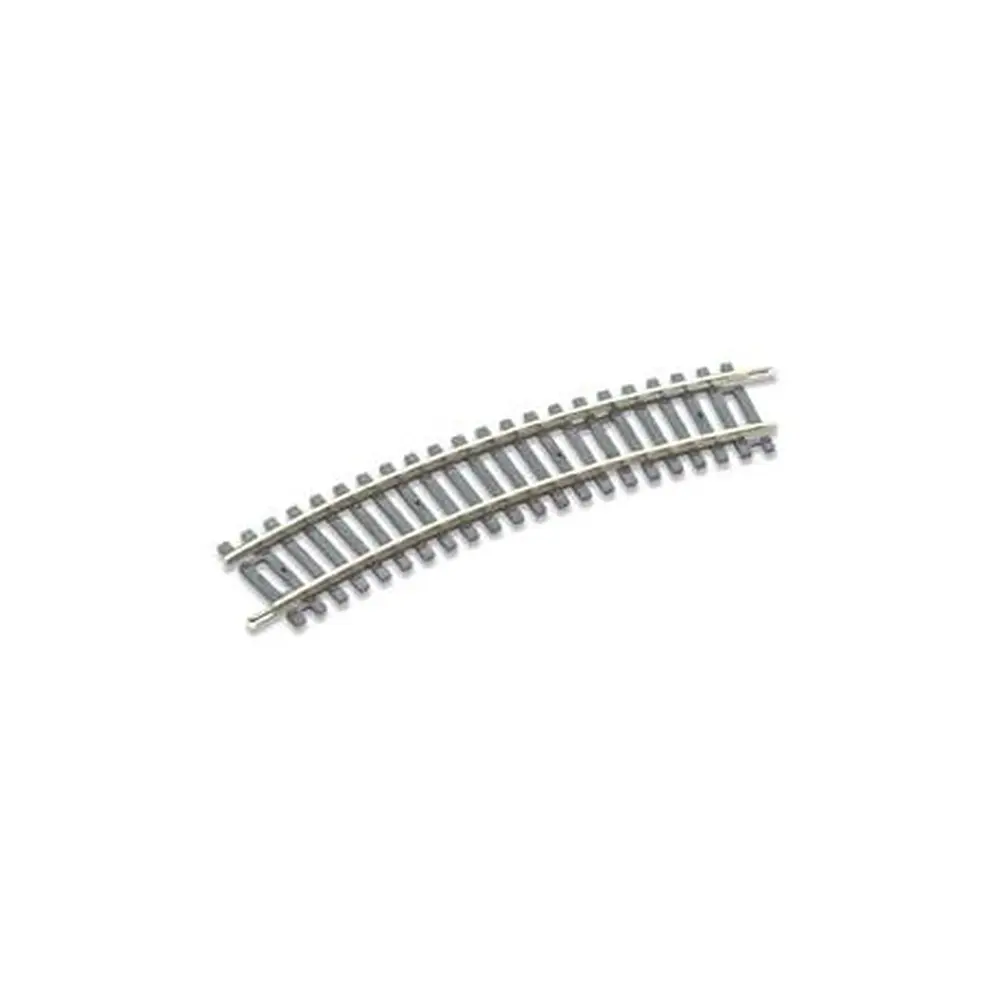 8 rails courbes rayon 371 mm 22,5° Peco ST2020 - HO : 1/87 - Code 100 - 2