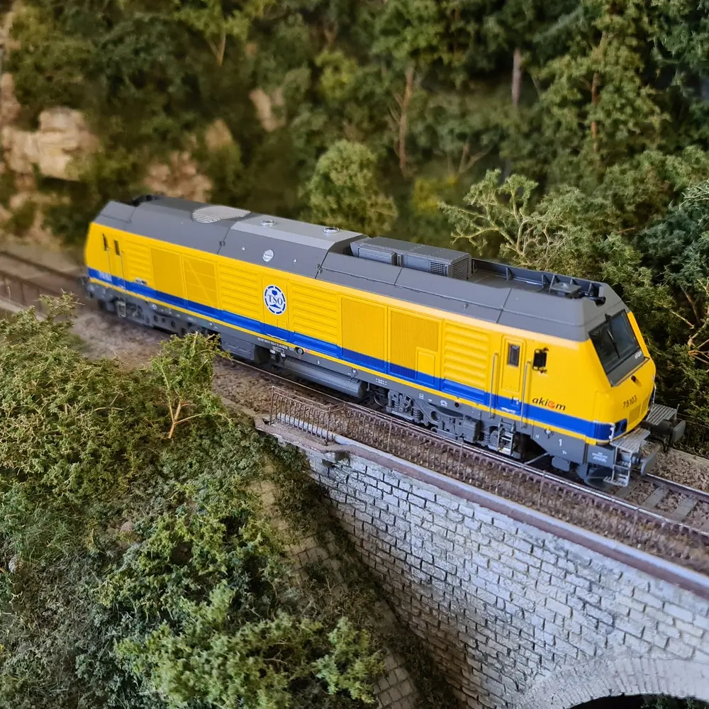 Locomotive diesel BB75103 OS.KAR 7502DCCS - HO : 1/87 - TSO - EP VI - 4