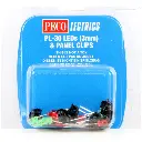 Lot 10 LEDs Rouge et 10 vertes + 20 attaches PECO PL30 - 2