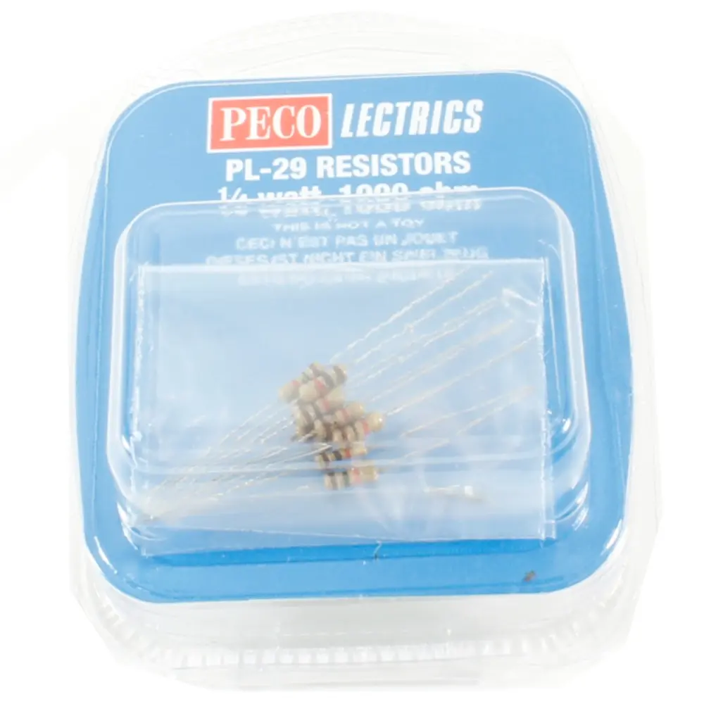 Lot 10 résistances pour LED PECO PL29 - Toutes échelles - 2
