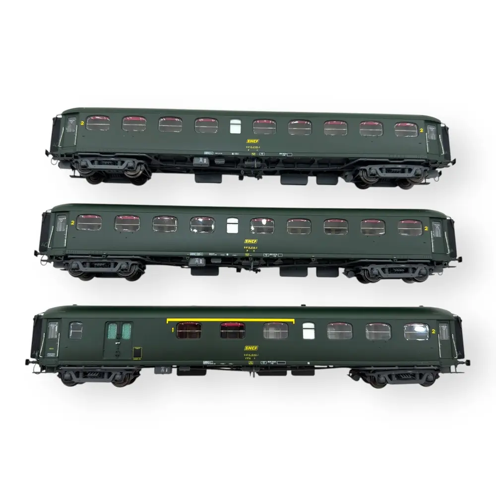 Coffret de 3 voitures rapide Nord - LS Models 40193 - HO 1/87 - SNCF - Ep IV - 2R - 2