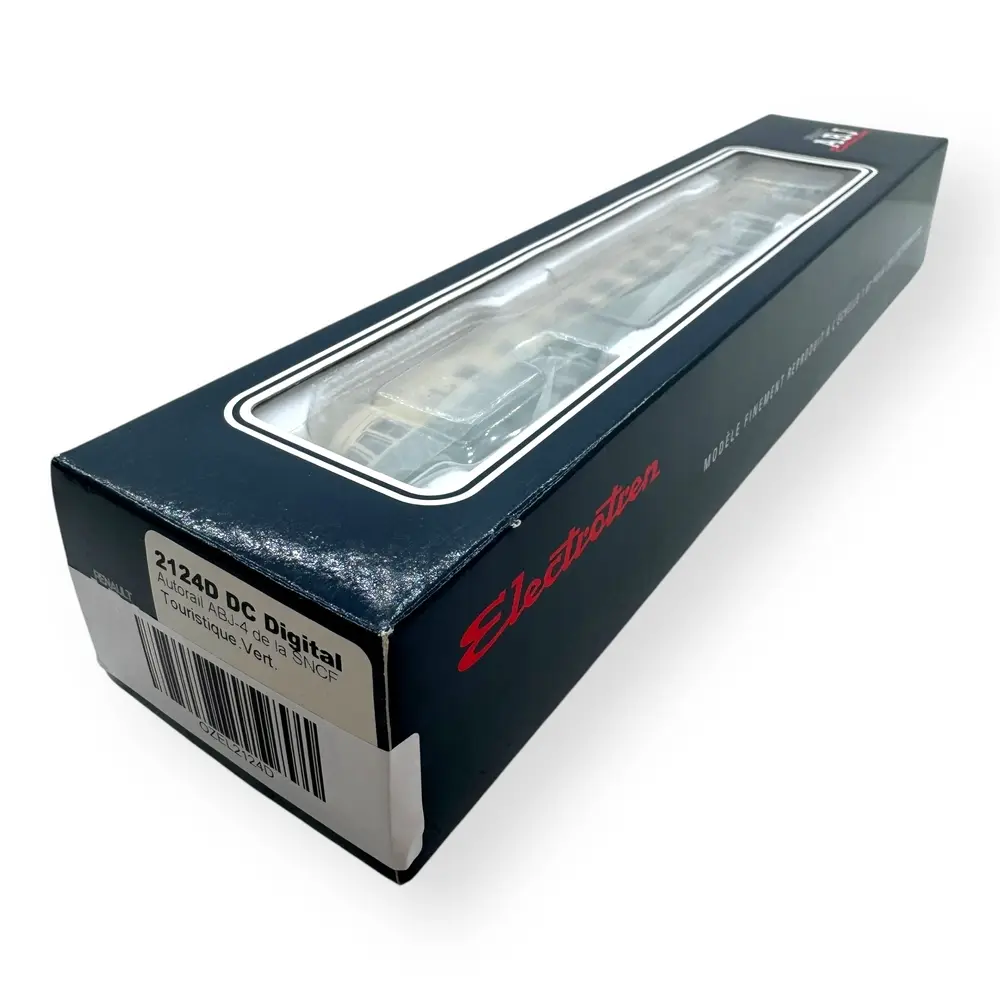 Autorail diesel ABJ-4, touristique, vert - Electrotren 2124D - HO 1/87 - SNCF - Digital - 2R - 4