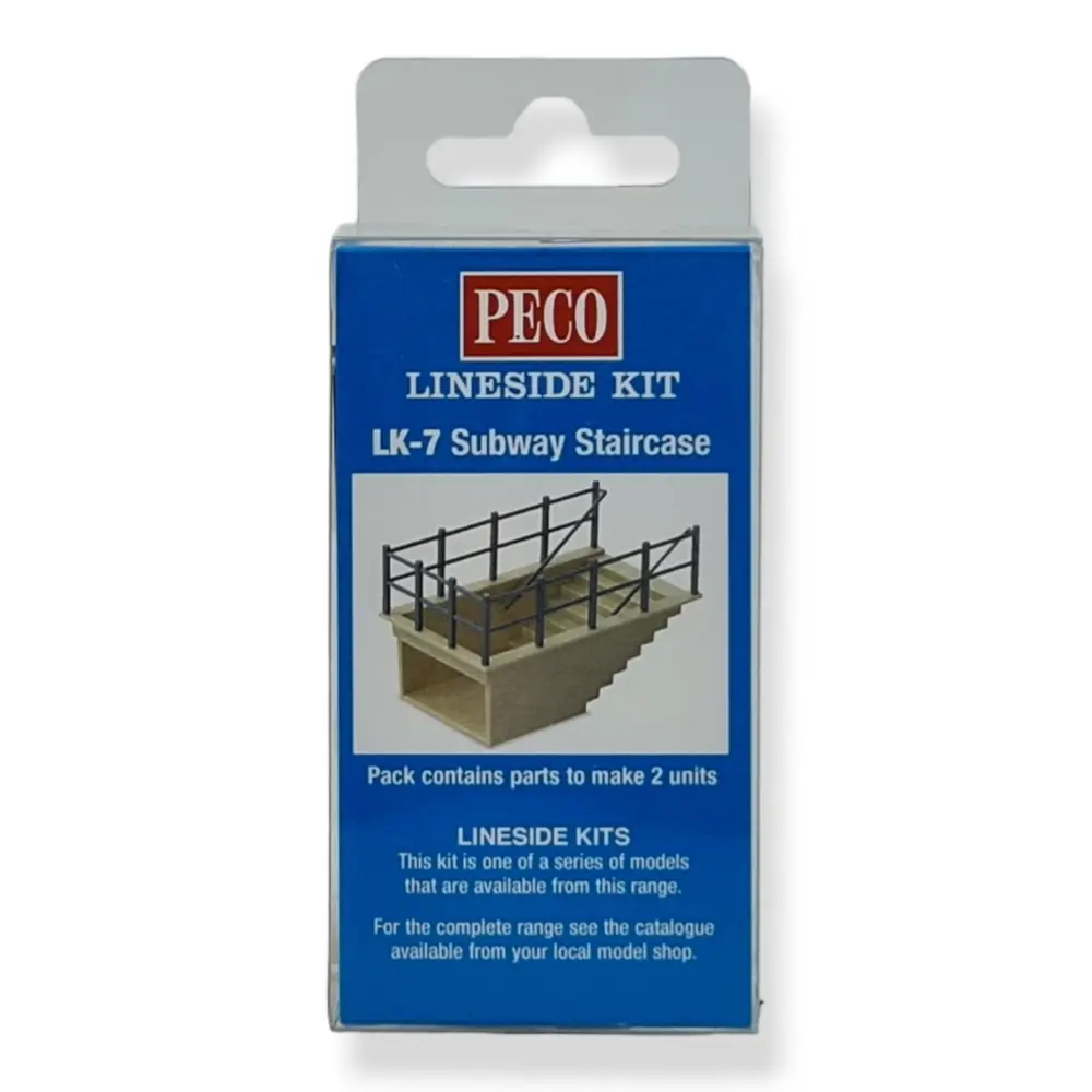 2 Passages souterrains de quai - Peco LK7 - HO 1/87 - 60 x 34 x 20mm - 3