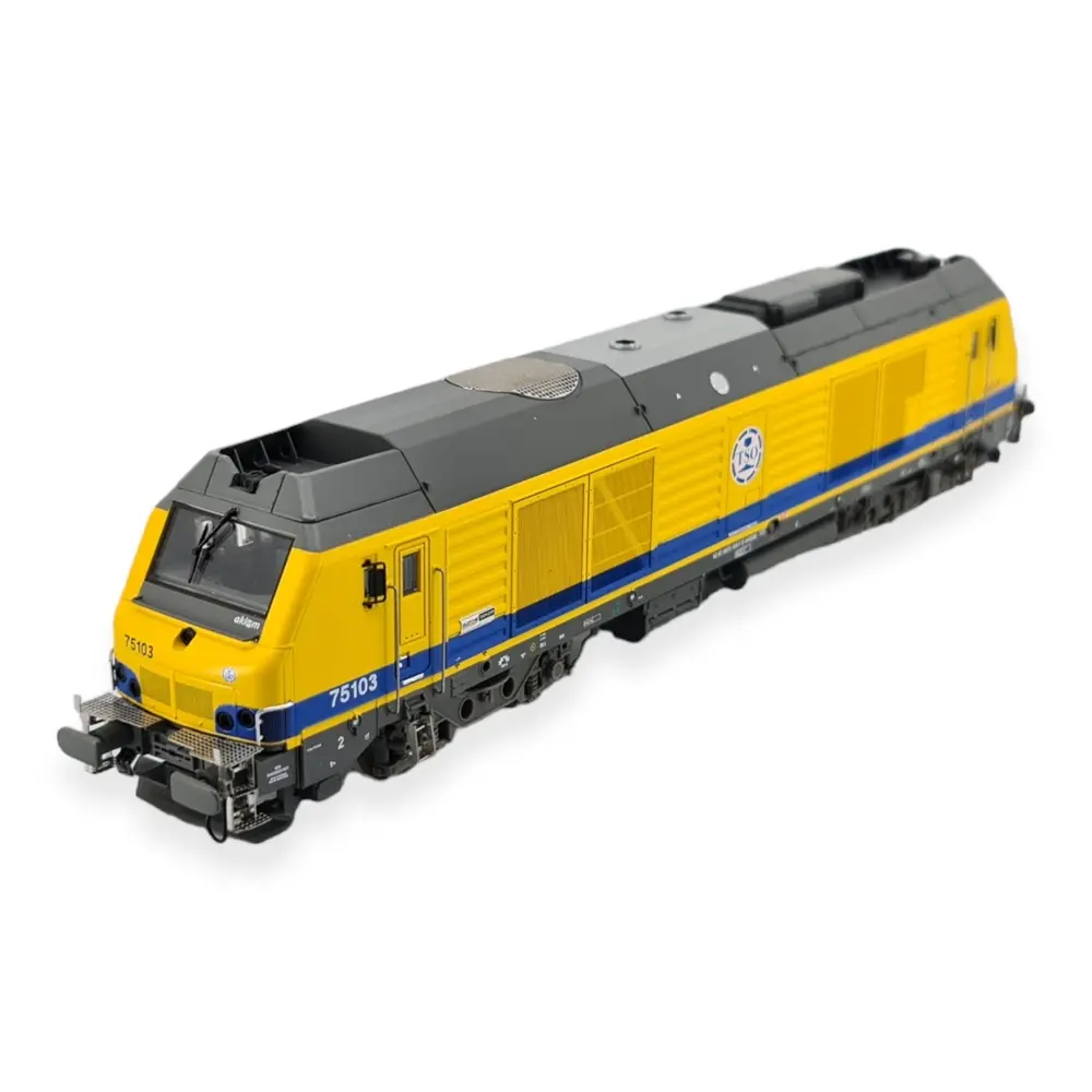 Locomotive diesel BB75103 OS.KAR 7502DCCS - HO : 1/87 - TSO - EP VI - 2