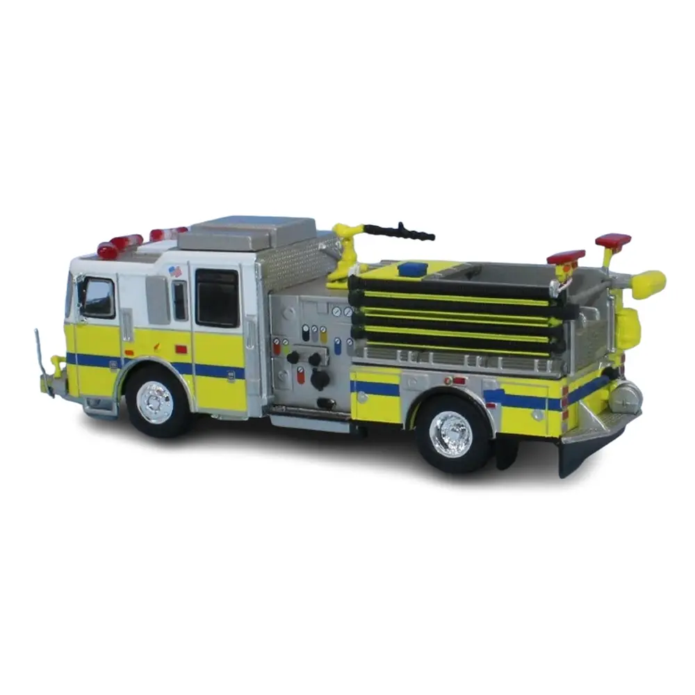 Camion de Pompier - Seagrave Marauder II - Jaune/Blanc - 2012 - PCX 870687 - HO 1/87  - 2