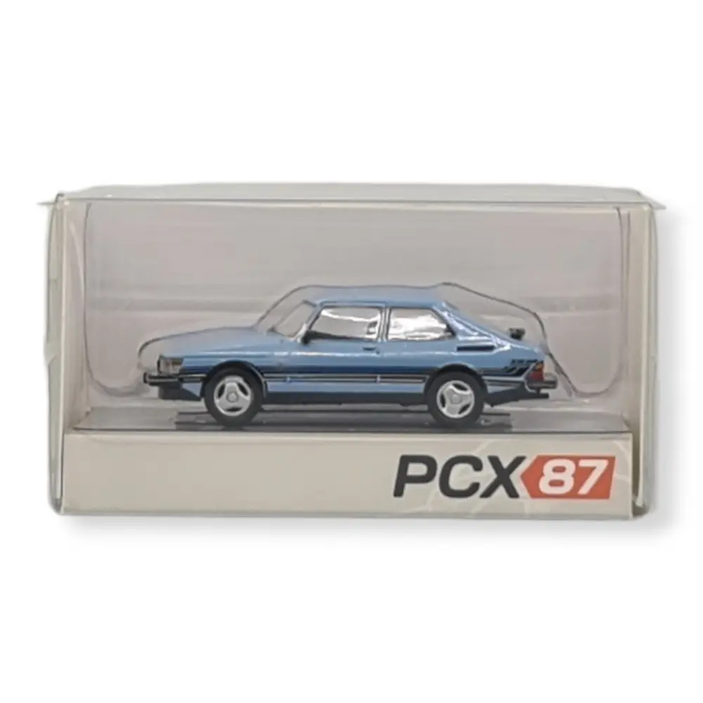 Véhicule Saab 900 Turbo - Bleu clair - PCX87 0650 - HO : 1/87 - 2