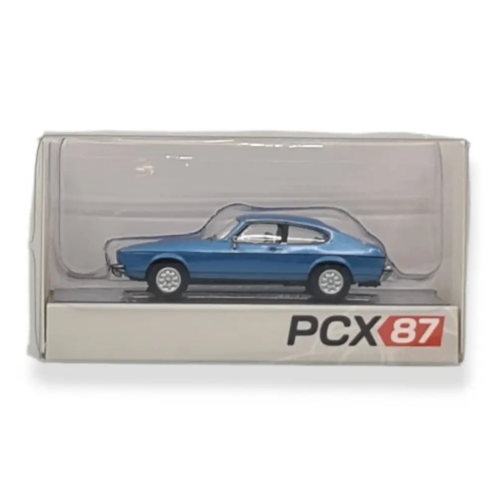Véhicule Ford Capri Mark II - Bleu - PCX87 0646 - HO : 1/87 - 3