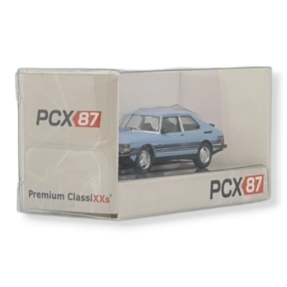 Véhicule Saab 900 Turbo - Bleu clair - PCX87 0650 - HO : 1/87 - 3