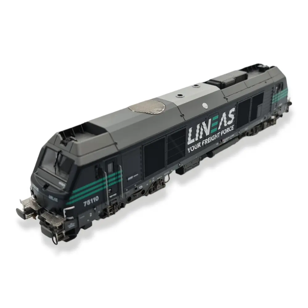Locomotive Diesel BB 75110 LINEAS DCC SON OS.KAR 7501DCCS - HO 1/87 - EP VI - 2