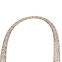 Rail flexible Peco SL104F traverses métal - 914 mm - HO : 1/87 - Code 75 - 3