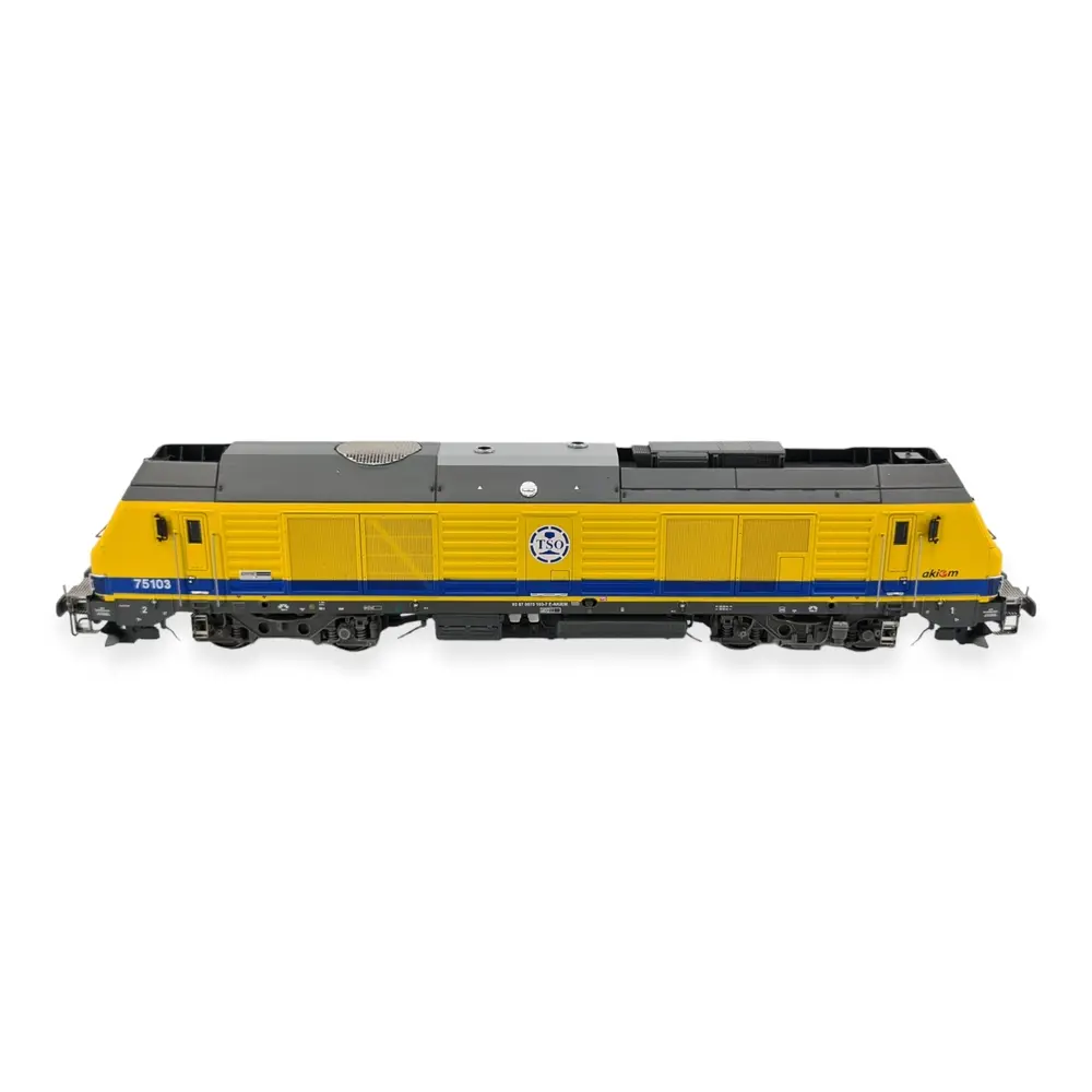 Locomotive diesel BB75103 OS.KAR 7502DCCS - HO : 1/87 - TSO - EP VI - 3
