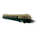Autorail diesel ABJ-4, touristique, vert - Electrotren 2124D - HO 1/87 - SNCF - Digital - 2R - 2