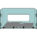 Boite de transport à monter - PECO PT60 - N 1/160 - HO / HOm / HOe 1/87 - OO 1/76 - 3