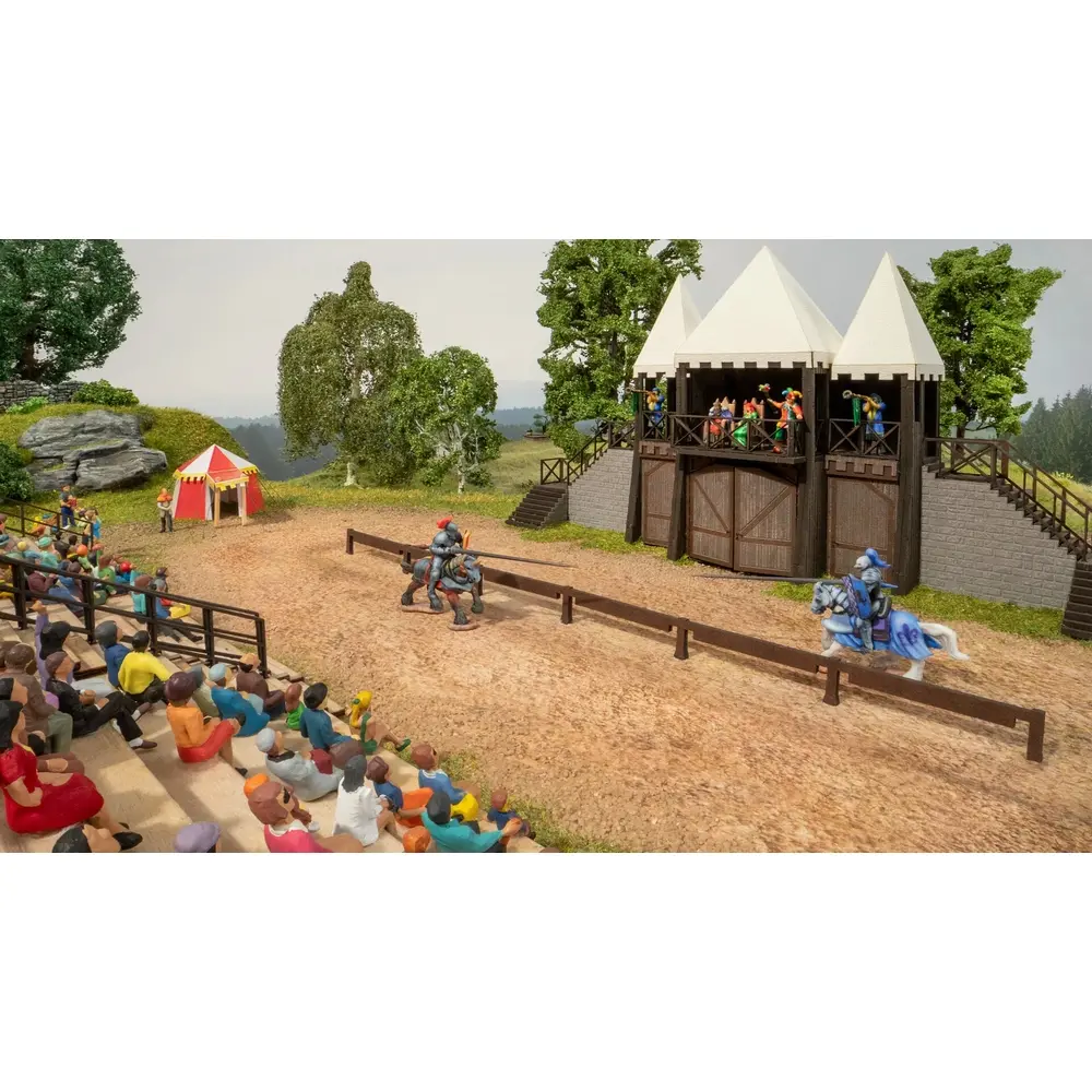 Tournoi des chevaliers en micro-motion avec micro-son - Noch 66828 - HO 1/87 - 13