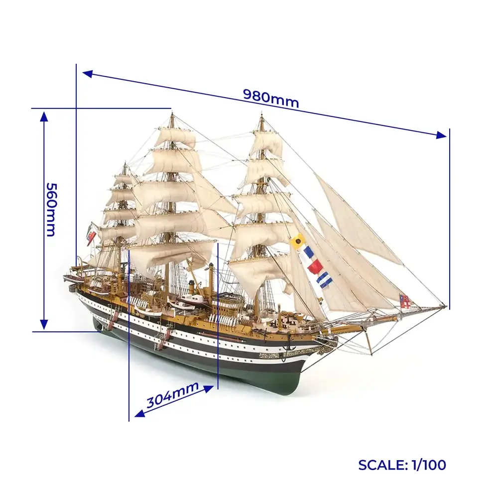 Bateau Amerigo Vespucci - Occre 15006 - 1/100 - 2