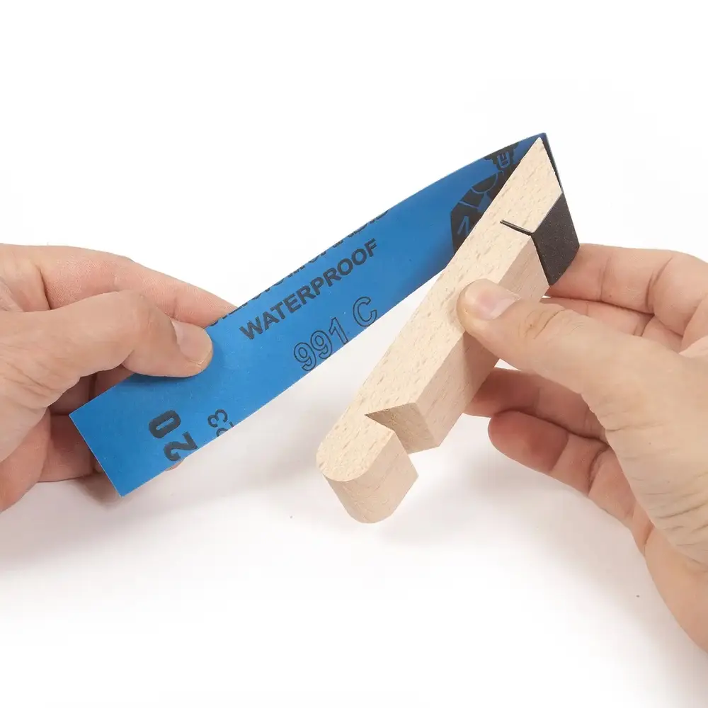 Pack de papier de verre (P-80 + P-150 + P220) + éponge de ponçage - Occre 19156 - 8