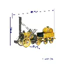 Locomotive Rocket - Occre 54000 - 1/24 / G-45 - 2