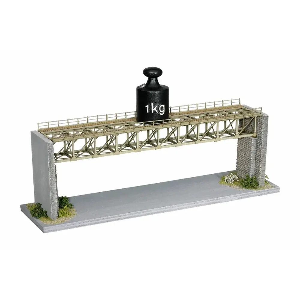 Tablier de pont courbe avec tête de pont - Noch 67026 - HO 1/87 - 5