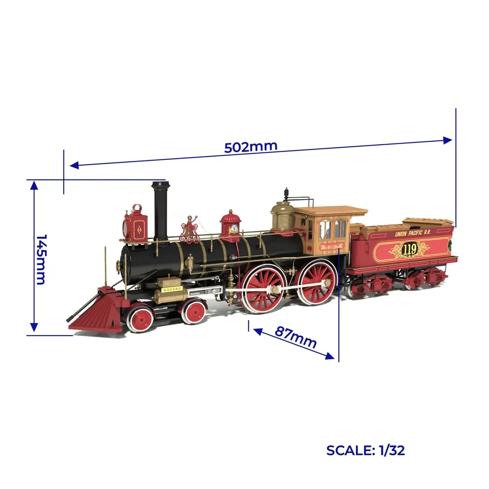 Locomotive Rogers 119 - Occre 54008 - 1/32 / G-45 - 2