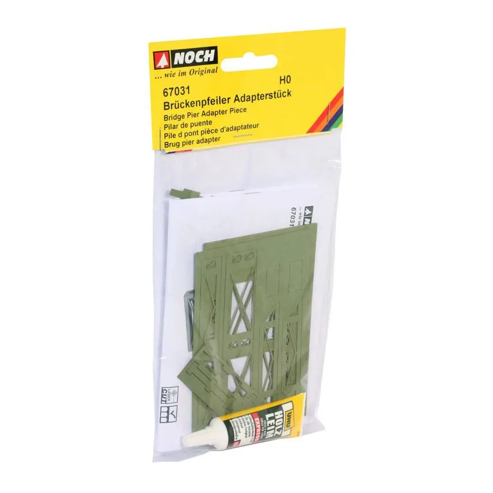 Pilier de pont en découpe laser NOCH 67031 - HO 1/87. - 2