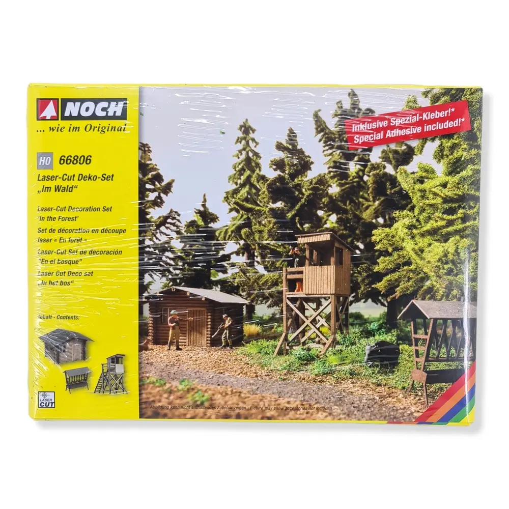 Set de décoration "À la chasse", Lasercut NOCH 66806 - HO 1/87 - 5