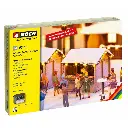 Scène, au marché de noel HO 1/87 - 2