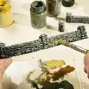 Murs miniatures en Granit Noch 58280 - HO 1/87 - 1040 x 15 mm - 7