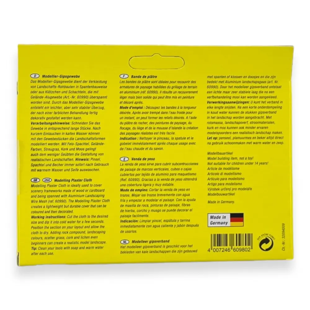 Deux bandes de plâtre pour décor - Noch 60980 - Toutes échelles - 4