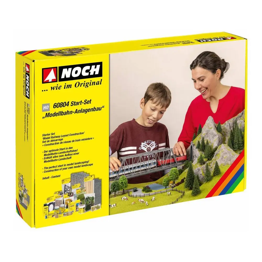 Kit de départ "Construction structure Réseau ferroviaire" NOCH 60804 - HO 1/87 - 3
