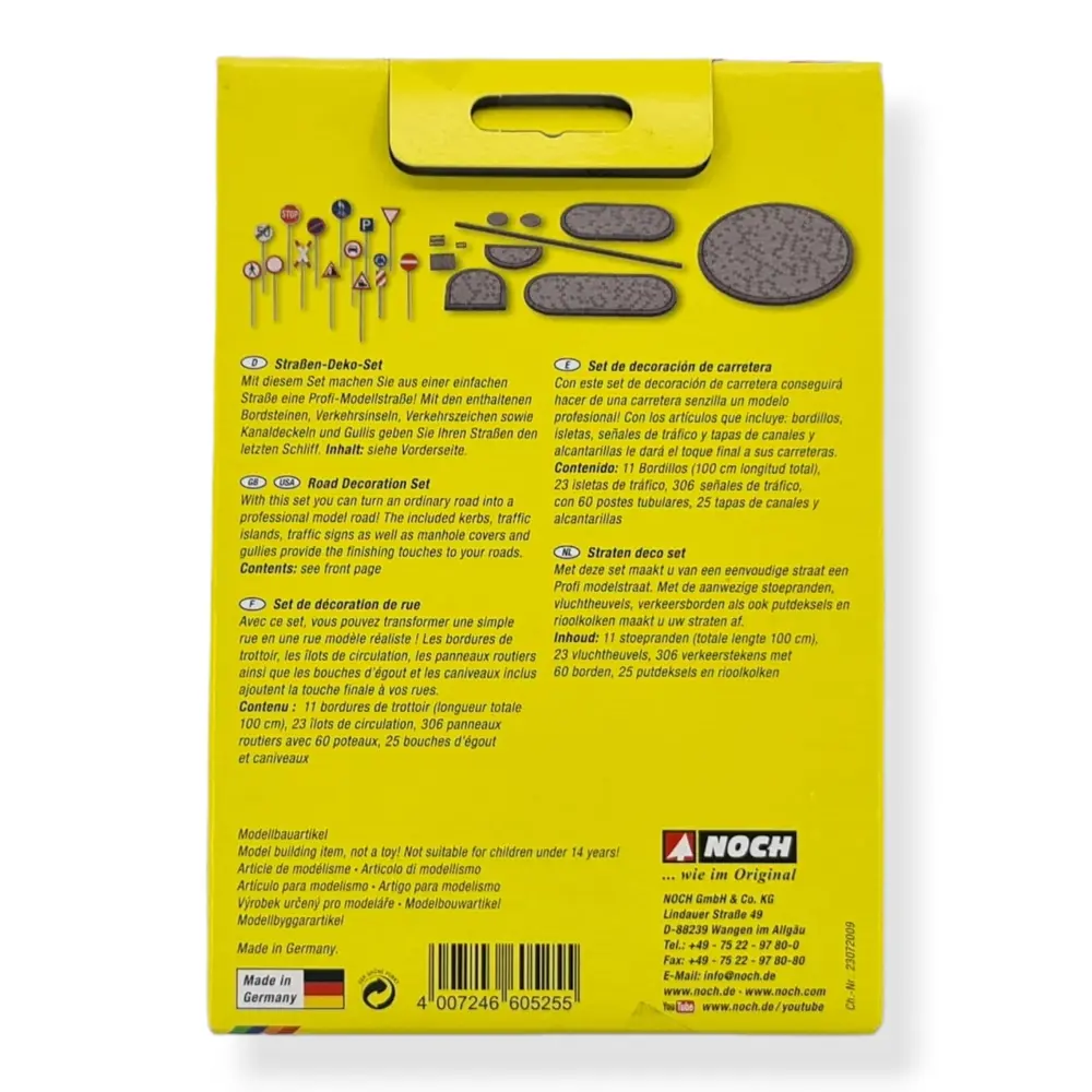 Kit décoration de la route Noch 60525 - HO 1/87 - 4