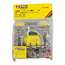 Entrée de tunnel 1 voie Noch 58051 - HO 1/87 - 135 x 125 mm - 2