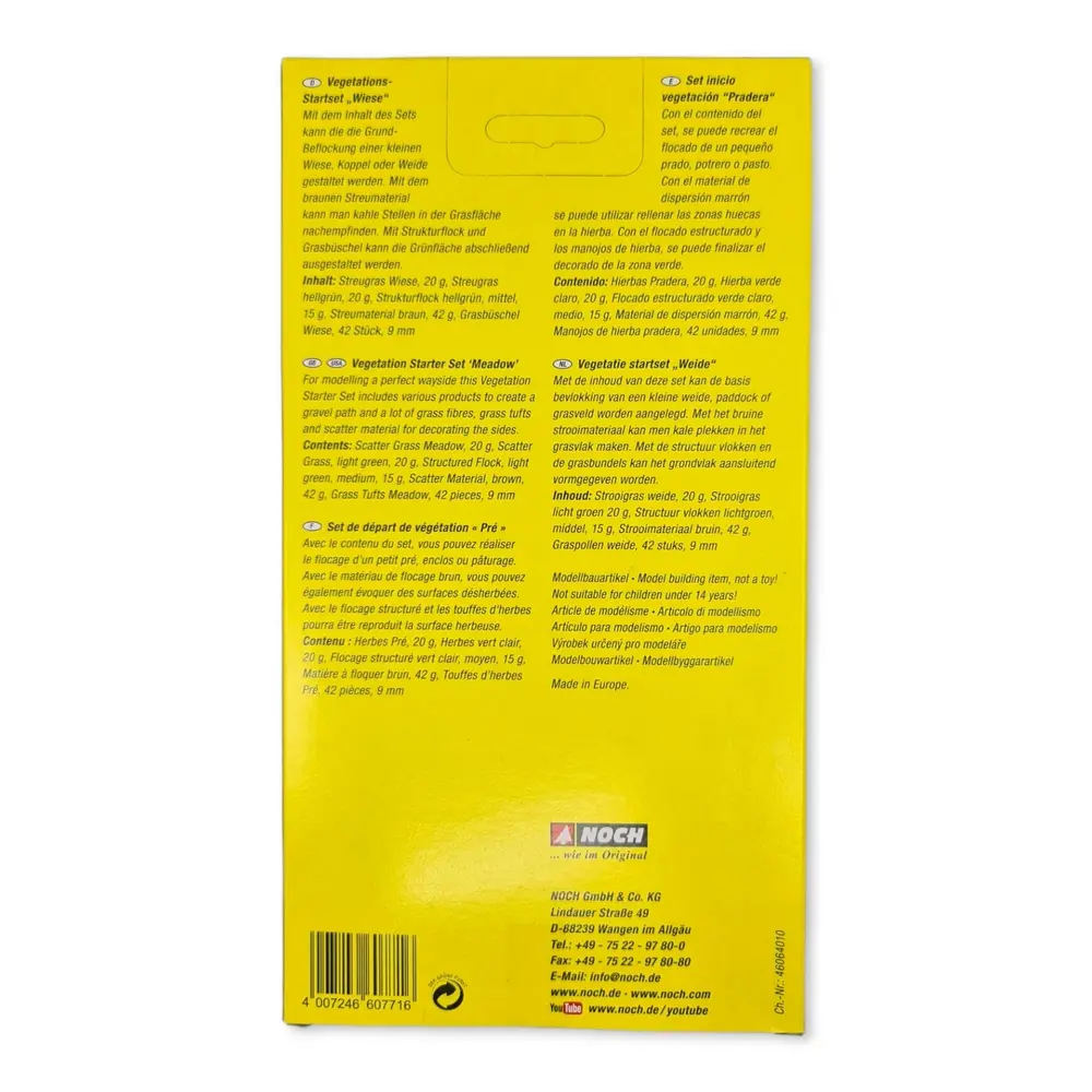 Set de départ végétation "Pré" Noch 60771 - HO 1/87 - 2